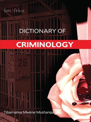 cover image of Dictionary of Criminology